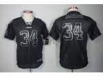 Nike Youth Oakland Raiders #34 Bo Jackson black jerseys[lights out]