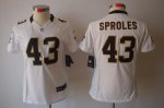 nike women nfl new orleans saints #43 sproles white jerseys [nik
