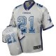 Youth Nike Dallas Cowboys #21 Ezekiel Elliott Grey Drift Fashion Elite NFL Jerseys