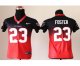 nike youth nfl houston texans #23 arian foster blue-red [elite d