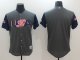 Men's USA Baseball Blank Majestic Gray 2017 World Baseball Classic Stitched Jersey