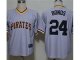 mlb pittsburgh pirates #24 bonds m&n grey jerseys