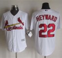 mlb jerseys st.louis cardinals #22 Heyward White New