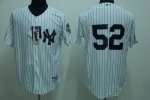 Baseball Jerseys new york yankees #52 sabathia white(2009 logo)