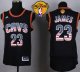 nba cleveland cavaliers #23 lebron james black usa flag fashion the finals patch stitched jerseys
