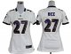 nike women nfl baltimore ravens #27 ray rice white jerseys