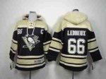 youth nhl pittsburgh penguins #66 lemieux black-cream [pullover