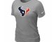 Women Houston Texans L.Grey T-Shirts