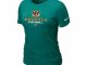 Women Cincinnati Bengals light Green T-Shirt