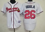 Baseball Jerseys Atlanta Braves #26 Uggla White