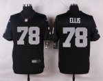 nike oakland raiders #78 ellis black elite jerseys