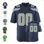 Custom Seattle Seahawks Tame Any Player Name and Number Cheap Jerseys