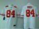 nike nfl san francisco 49ers #84 moss white jerseys [game]