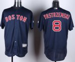 men mlb boston red sox #8 carl yastrzemski blue majestic flexbase authentic collection cooperstown stitched baseball jersey