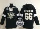 Men NHL Pittsburgh Penguins #66 Mario Lemieux Black 2017 Stanley Cup Final Patch NHL Pullover Hoodie