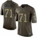 youth nike nfl dallas cowboys #71 lael collins green salute to service jerseys