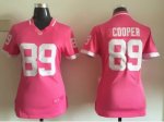 2015 women nike Oakland Raiders #89 Cooper pink jerseys