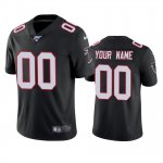 Atlanta Falcons Custom Black 100th Season Vapor Limited Jersey