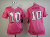 nike women nfl new york giants #10 manning pink [nike love]
