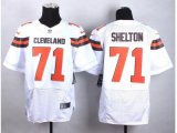Nike Cleveland Browns #71 Danny Shelton elite white jerseys