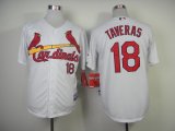 mlb st. louis cardinals #18 taveras white jerseys