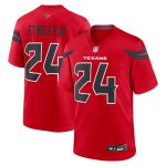 2024 New Houston Texans #24 Derek Stingley Jr. Red Alternate Stitched Game Jersey