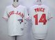 mlb toronto blue jays #14 price white jerseys [number red]