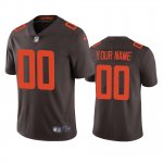 Cleveland Browns Custom Brown 2020 Alternate Vapor Limited Jersey - Men's