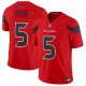 2024 New Houston Texans #5 Jalen Pitre Red Alternate F.U.S.E Vapor Football Stitched Jersey