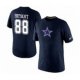 nike nfl dallas cowboys #88 dez bryant name number t-shirt blue