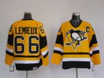Hockey Jerseys pittsburgh penguins #66 lemieux m&n yellow