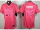 nike women nfl green bay packers #12 rodgers pink jerseys