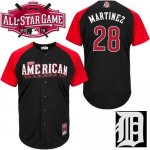 Tigers #28 J. D. Martinez Black 2015 All-Star American League St