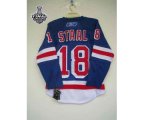 nhl new york rangers #18 staal blue [2014 stanley cup]