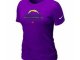 Women San Diego Charger Purple T-Shirt