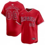 Custom Los Angeles Angels Active Player Red Alternate Limited Baseball Stitched Jersey
