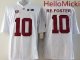 Men's Alabama Crimson Tide #10 Reuben Foster White 2016 BCS College Football Nike Limited Jersey