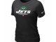 Women New York Jets Black T-Shirt