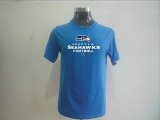 Seattle Seahawks big & tall critical victory T-shirt light blue
