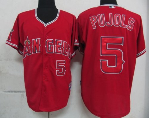 MLB jerseys Los Angeles Angels #5 pujols Red