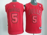 nba chicago bulls #5 boozer red jerseys [fullred]