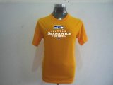 Seattle Seahawks big & tall critical victory T-shirt yellow
