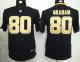 nike youth nfl new orleans saints #80 graham black jerseys