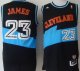 nba cleveland cavaliers #23 lebron james black aba hardwood classic stitched jerseys