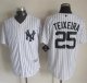 mlb jerseys New York Yankees #25 Teixeira White Strip New Cool B
