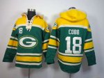 nike nfl green bay packers #18 cobb yellow-green [pullover hoode