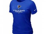Women BAtlanta Falcons blue T-Shirt