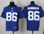 nike nfl new york giants #86 manningham elite blue jerseys