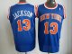 nba new york knicks #13 jackson m&n blue jerseys