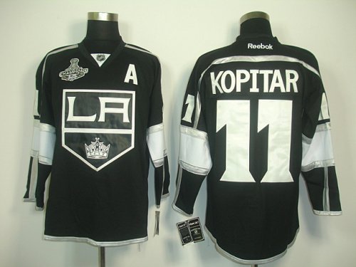 nhl los angeles kings #11 kopitar black and white jerseys [2012